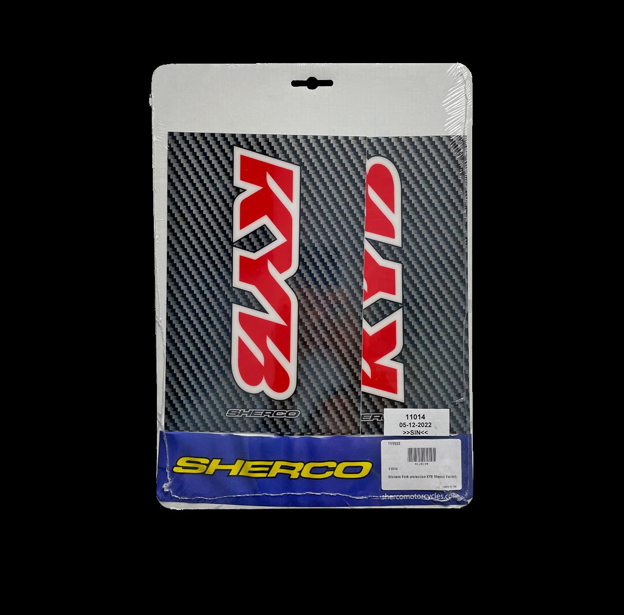STICKERS FORK PROTECTION KYB SHERCO FACTORY CARBON