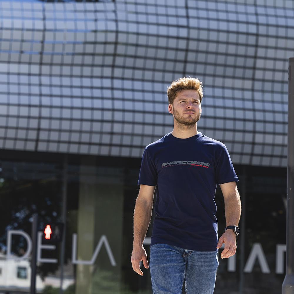 TSHIRT CURB NAVY MEN L