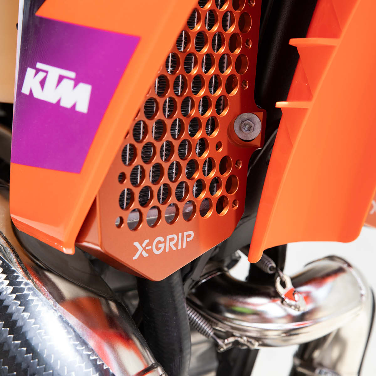 X-GRIP Kühlerschutz-Set, orange KTM SX(F),XCF,XC,2023-> EXC(F),XC-W,XCF-W,2024->